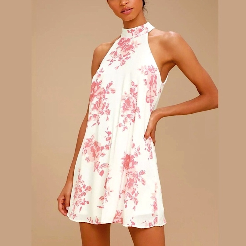 Mini Halter Swing Dress